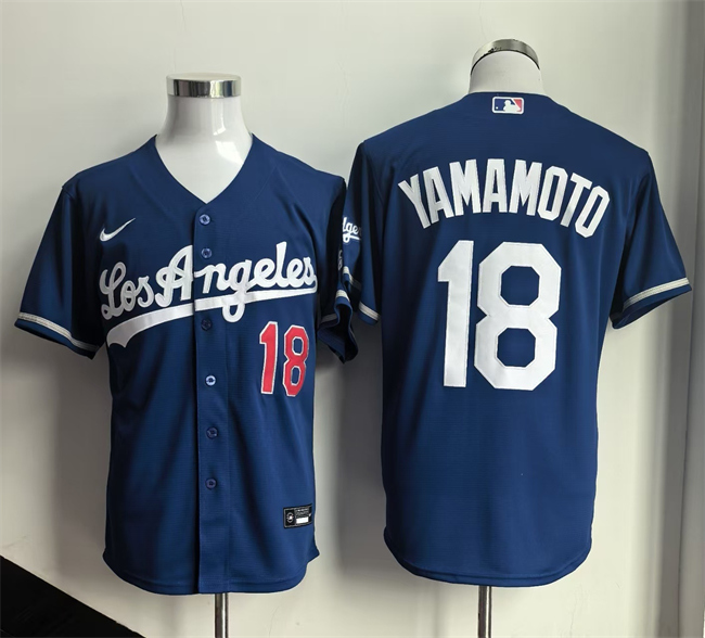 Men's Royal Los Angeles Dodgers #18 Yoshinobu Yamamoto 2026 Gold Collection Stadium Stitched Baseball Jersey